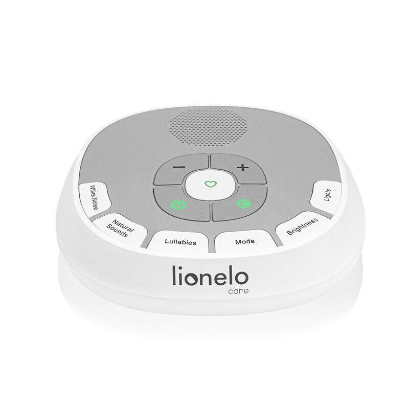 Lampa de veghe cu sunete Lionelo BabyNap 2 in 1, Alb