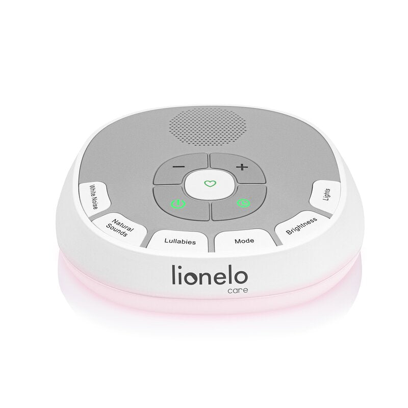 Lampa de veghe cu sunete Lionelo BabyNap 2 in 1, Alb