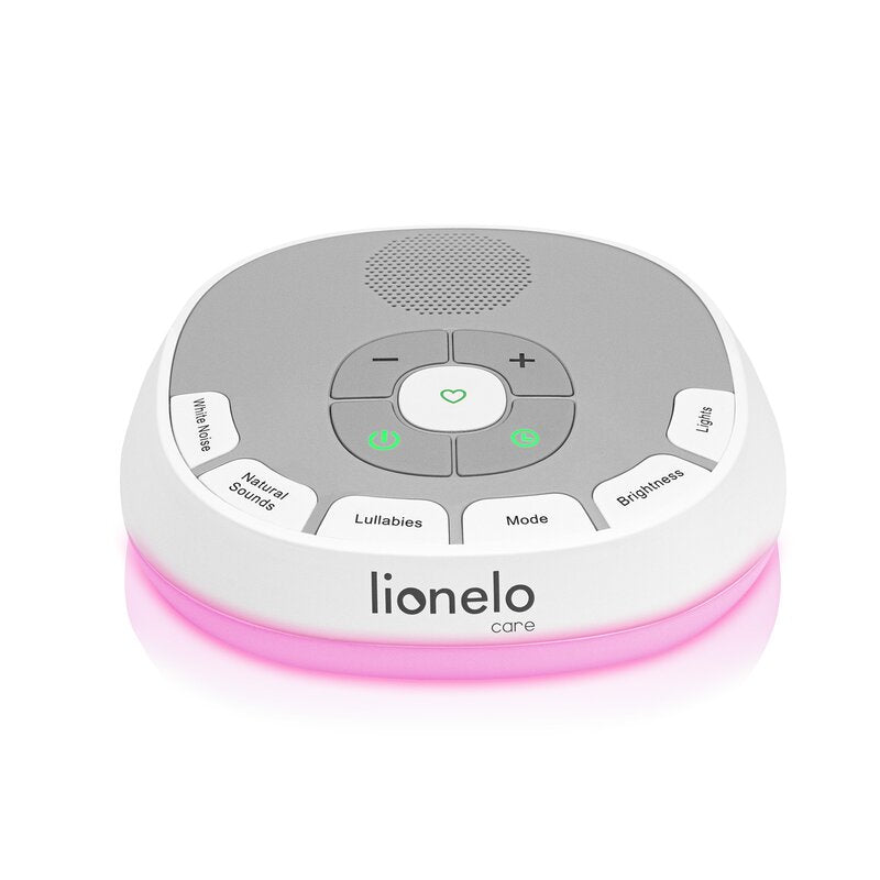 Lampa de veghe cu sunete Lionelo BabyNap 2 in 1, Alb