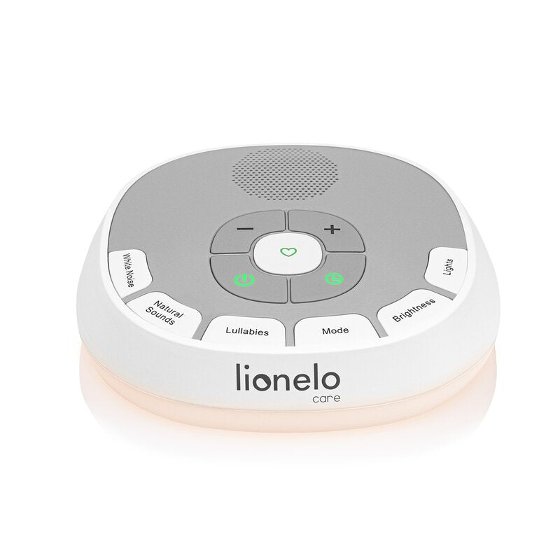 Lampa de veghe cu sunete Lionelo BabyNap 2 in 1, Alb