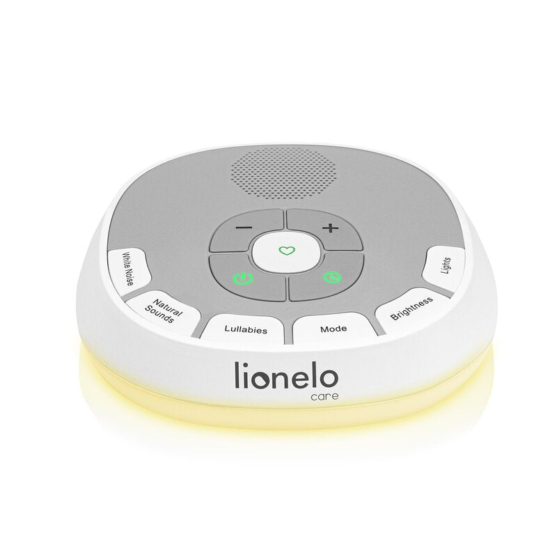 Lampa de veghe cu sunete Lionelo BabyNap 2 in 1, Alb