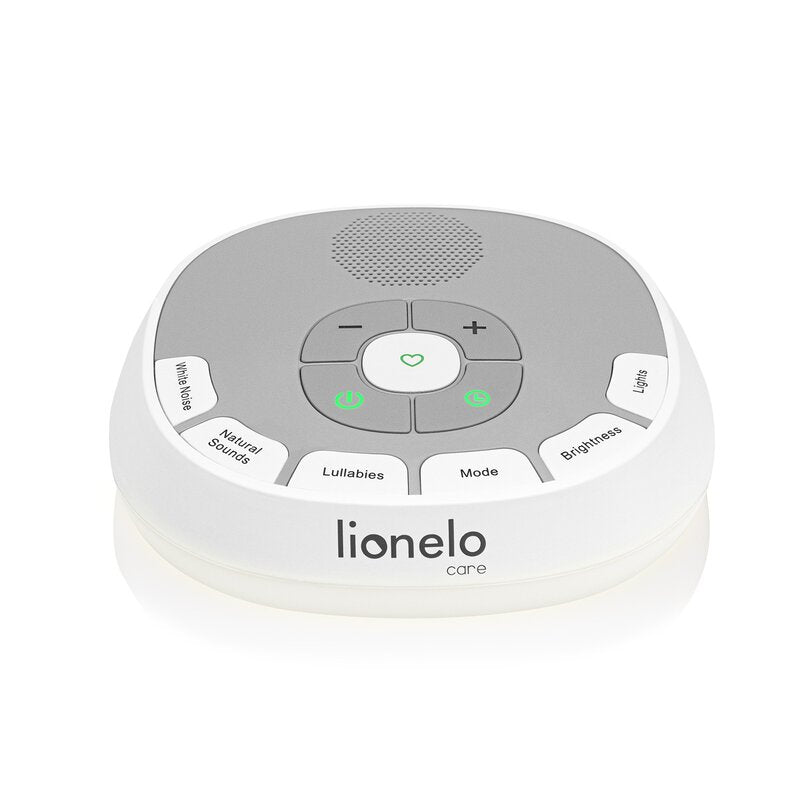 Lampa de veghe cu sunete Lionelo BabyNap 2 in 1, Alb