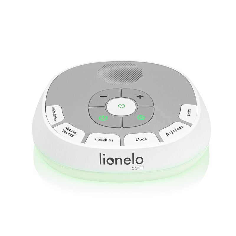 Lampa de veghe cu sunete Lionelo BabyNap 2 in 1, Alb