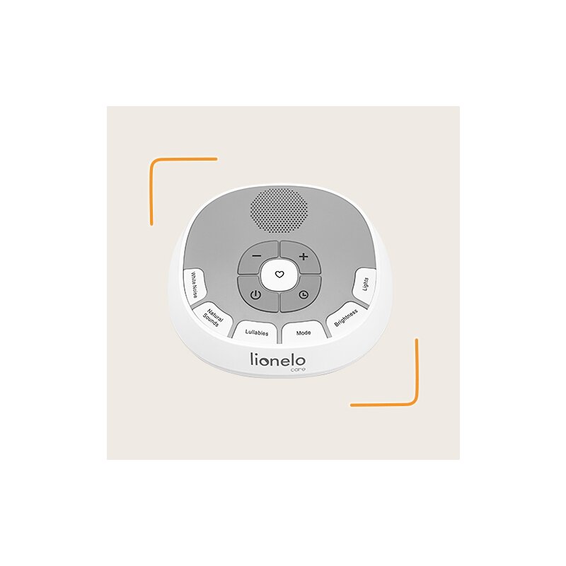 Lampa de veghe cu sunete Lionelo BabyNap 2 in 1, Alb