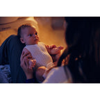 Lampa de veghe cu sunete Lionelo BabyNap 2 in 1, Alb