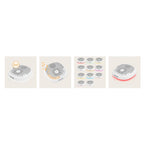 Lampa de veghe cu sunete Lionelo BabyNap 2 in 1, Alb