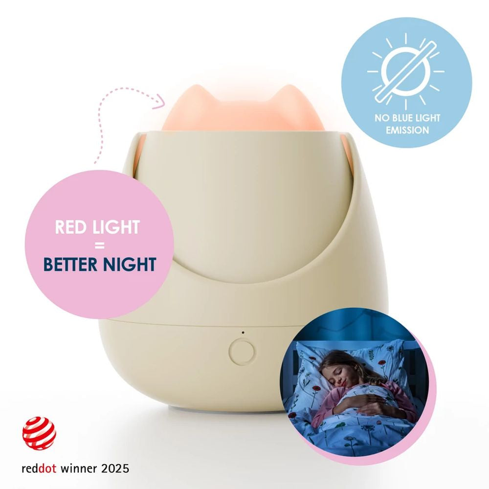 Lampa de Veghe Nosiboo Zigg Antrenor Somn Lumina Rosie Temporizator Beige