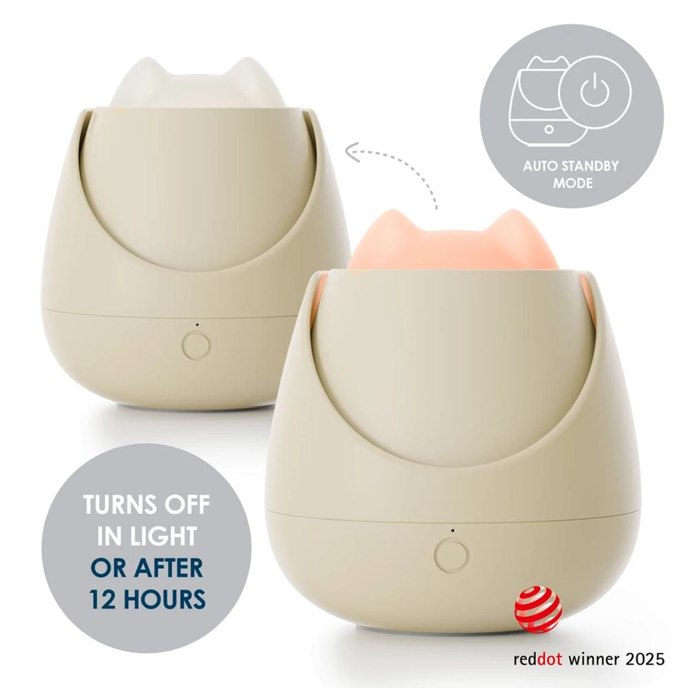 Lampa de Veghe Nosiboo Zigg Antrenor Somn Lumina Rosie Temporizator Beige