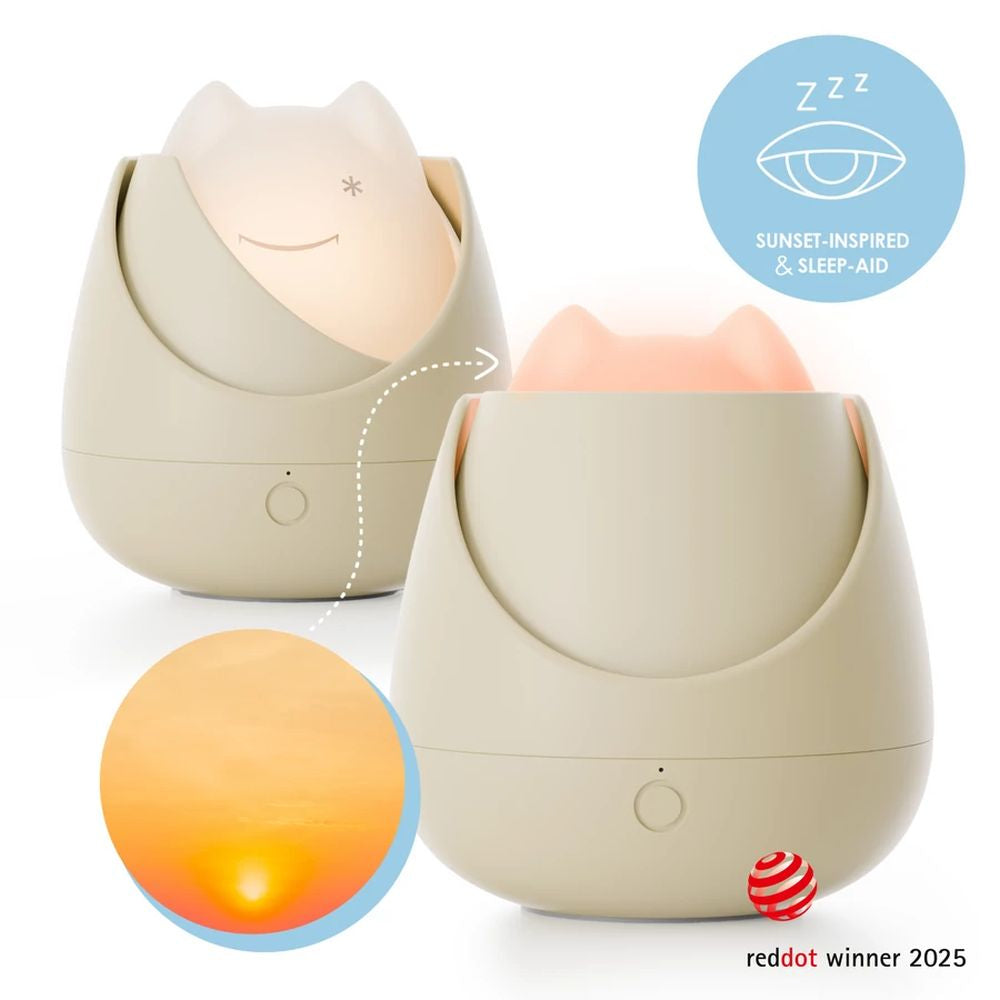 Lampa de Veghe Nosiboo Zigg Antrenor Somn Lumina Rosie Temporizator Beige