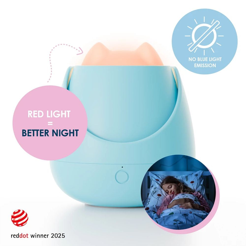 Lampa de Veghe Nosiboo Zigg Antrenor Somn Lumina Rosie Temporizator Blue