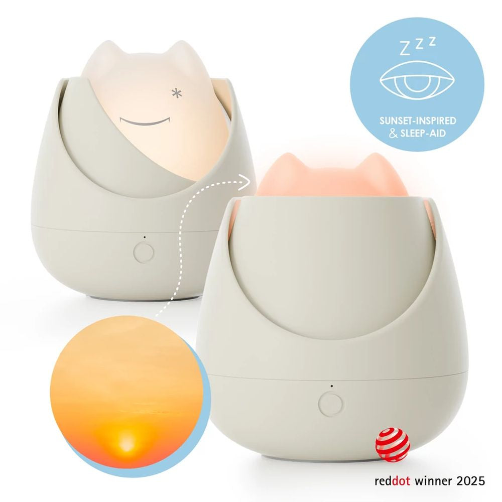 Lampa de Veghe Nosiboo Zigg Antrenor Somn Lumina Rosie Temporizator Grey