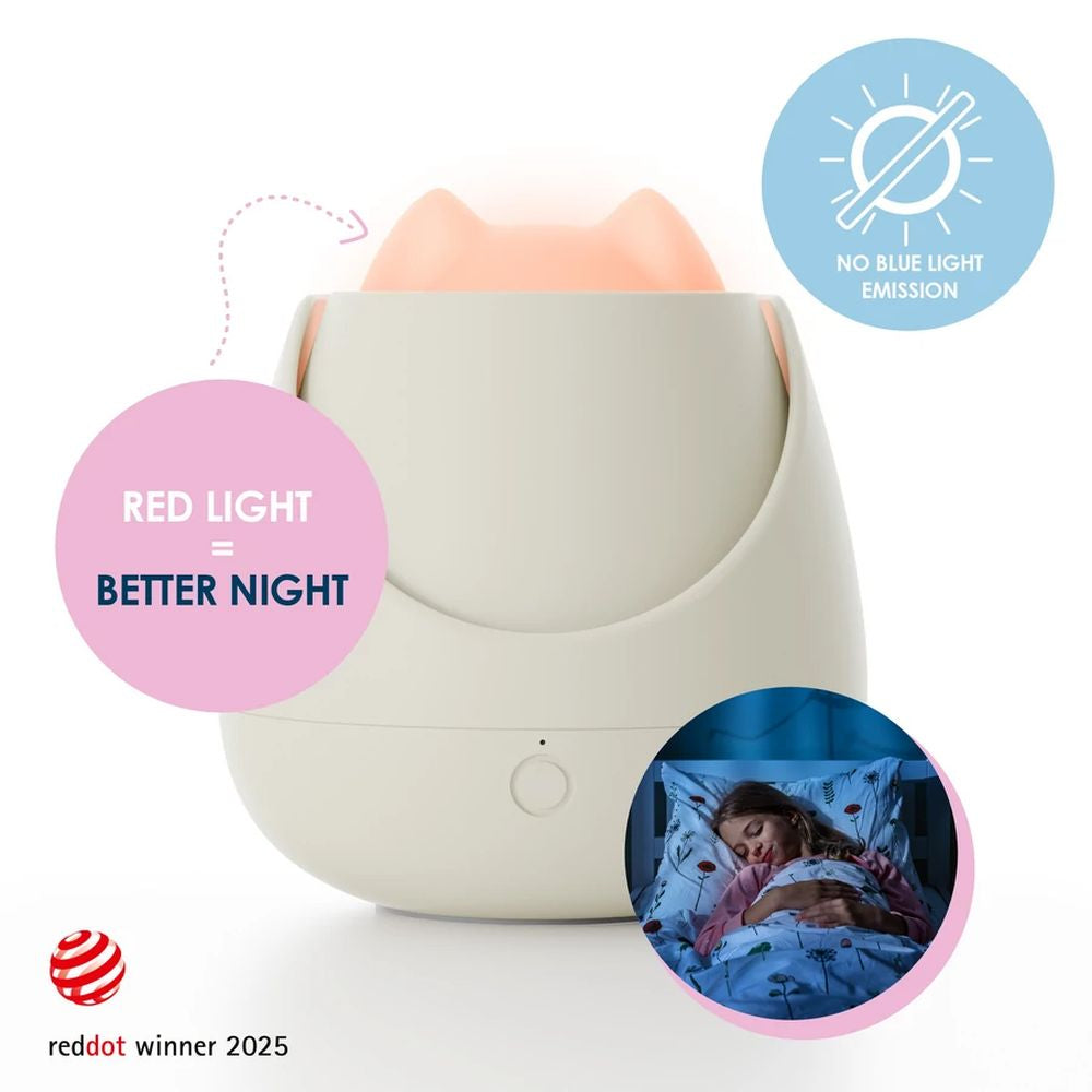 Lampa de Veghe Nosiboo Zigg Antrenor Somn Lumina Rosie Temporizator Grey