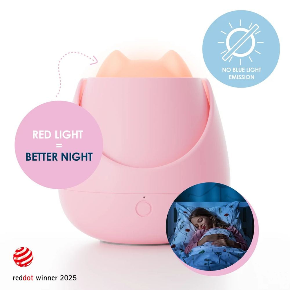 Lampa de Veghe Nosiboo Zigg Antrenor Somn Lumina Rosie Temporizator Pink