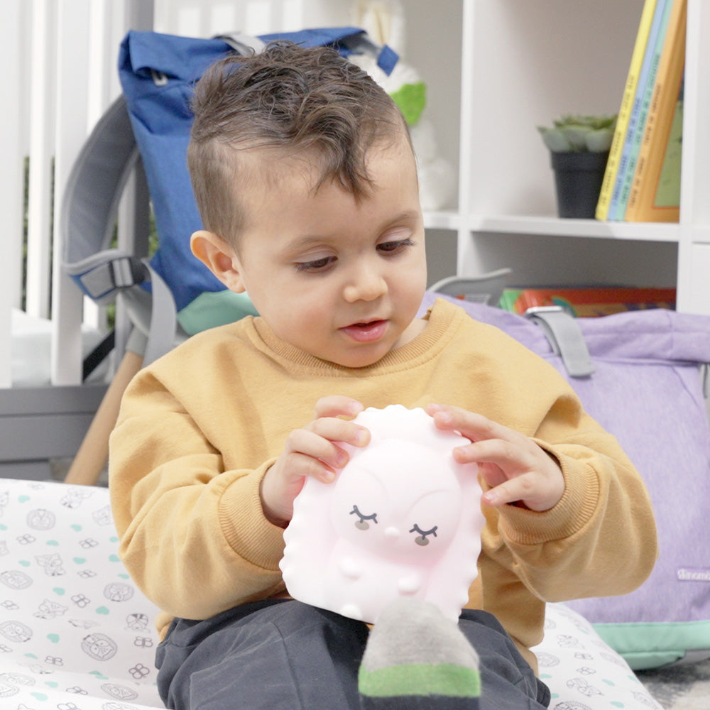 Lampă de veghe portabilă din silicon bbluv Hog