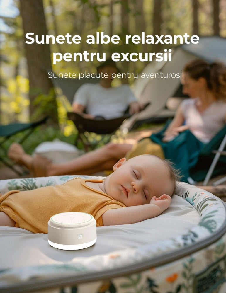Lampa de veghe portabila Momcozy cu sunete albe