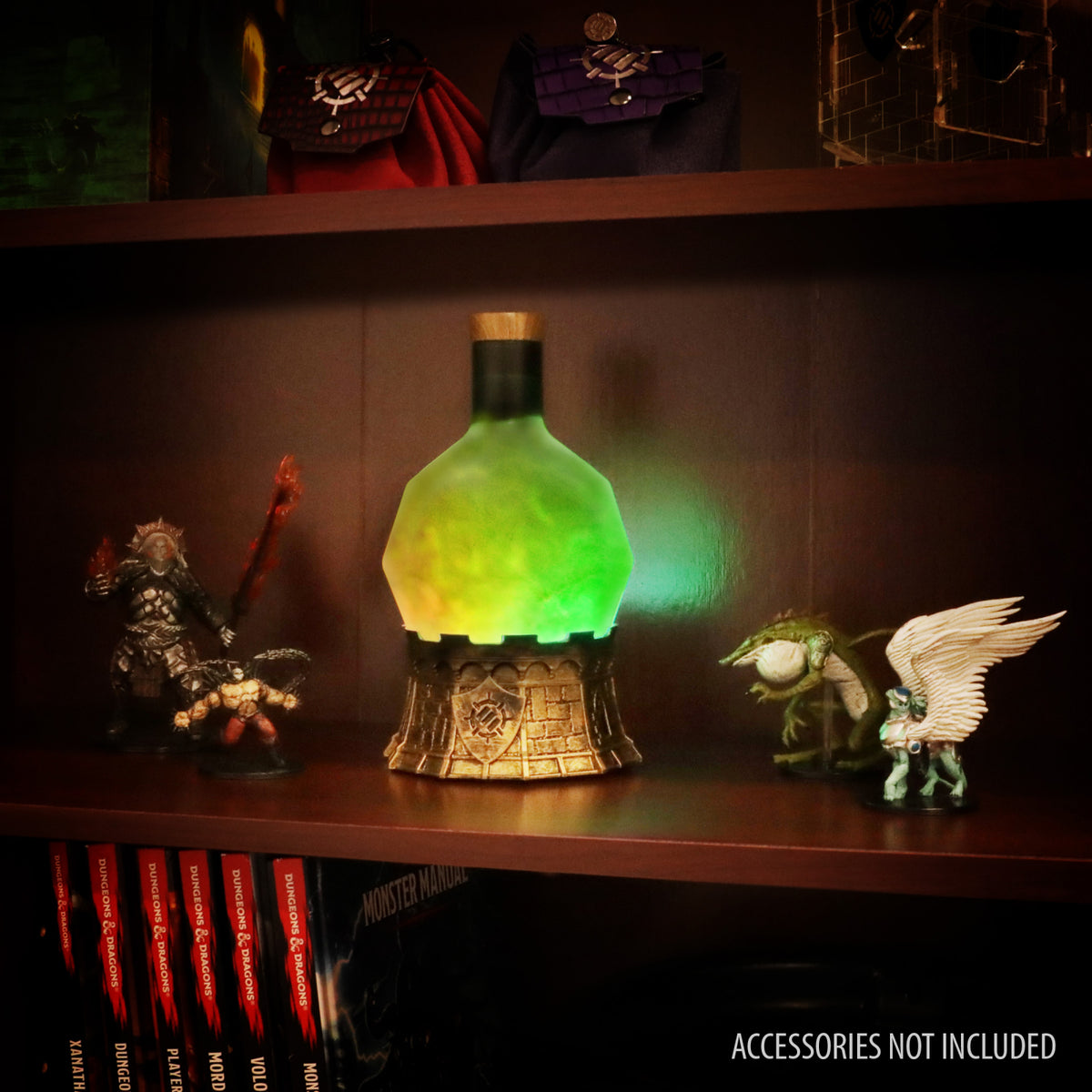Lampă Poțiunea Vrăjitorului Verde - Iluminare Ambientală Premium pentru Gaming și Decor