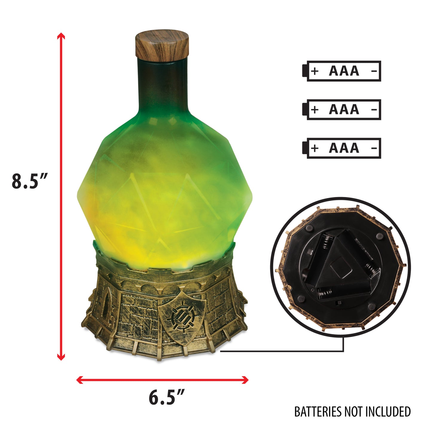 Lampă Poțiunea Vrăjitorului Verde - Iluminare Ambientală Premium pentru Gaming și Decor
