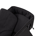 Landou portabil, Jane, Montare in carucior, Cu manere, Cu salteluta 95% materiale reciclate cu protectie UPF50, 67x29.5x43 cm, 0-9 Kg, Cold Black