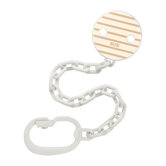 Lanț Suzetă Nuk Rotund cu Clips și Cârlig Sigur BPA-Free