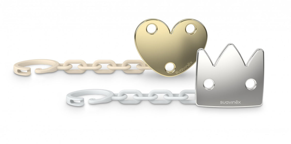 Lantisor cu clips pentru suzeta Suavinex Spread Joy
