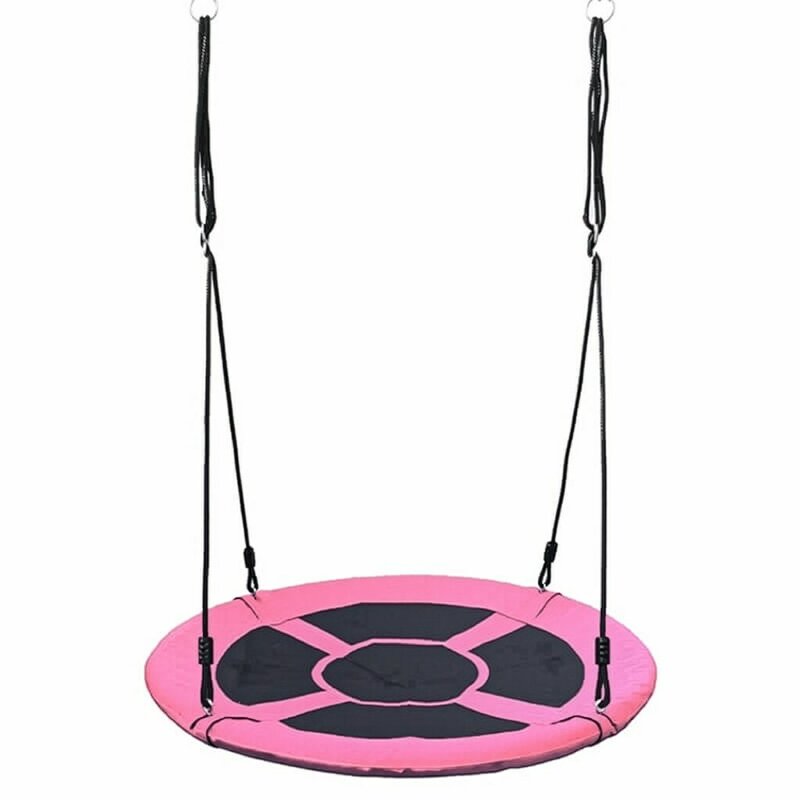 Leagăn cuib Baby Mix Nest Swing 100 cm, Roz – vedere de ansamblu