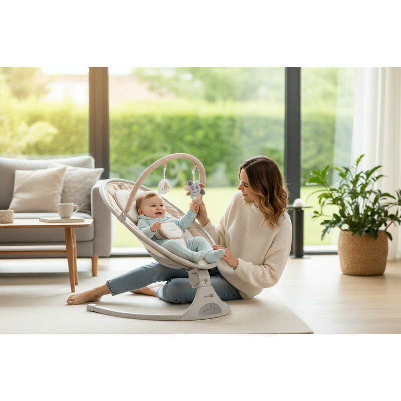 Leagăn balansoar FreeON Elite, bej – fotografia 21 a produsului