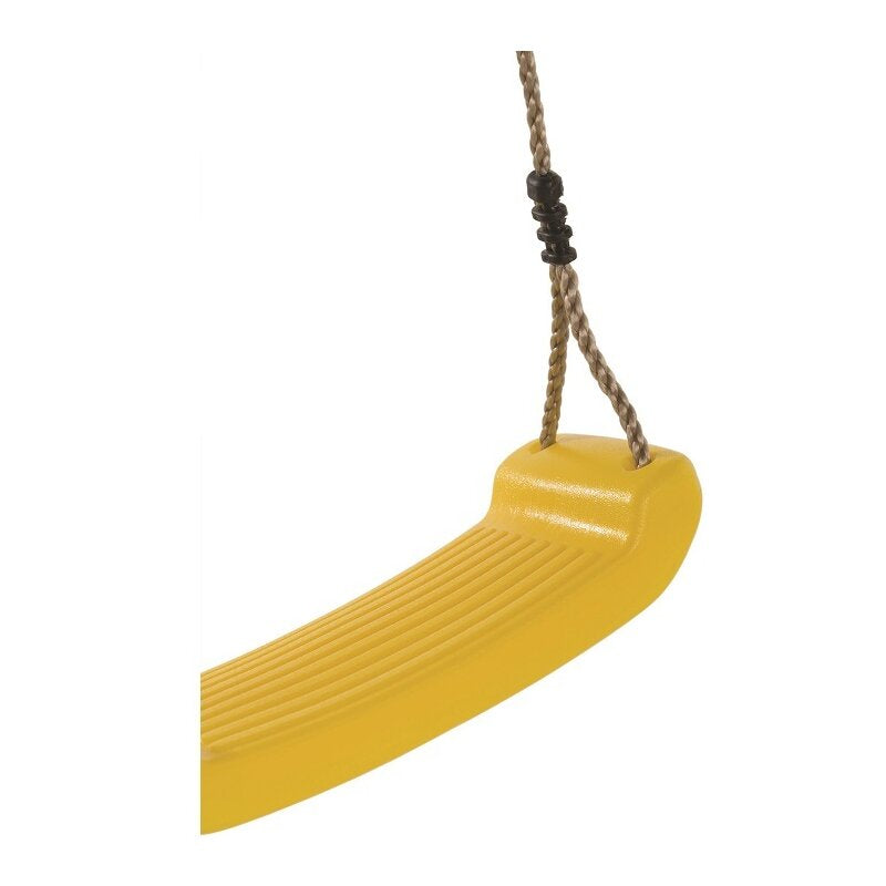 Leagan, Dice, Swing Seat, Fara spatar, Cu franghie PP, Cu inaltime reglabila pana la 240 cm, Pana la 70 kg, 3 ani+, Yellow