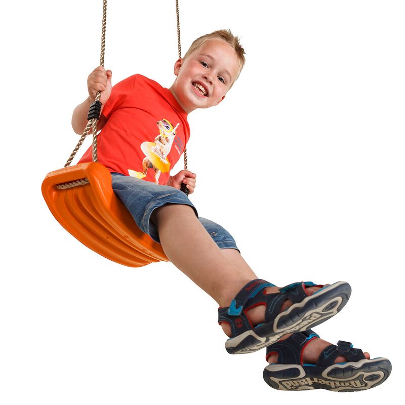 Leagan, Dice, Swing Seat, Fara spatar, Cu franghie PP, Cu inaltime reglabila pana la 240 cm, Pana la 70 kg, 3 ani+, Blue
