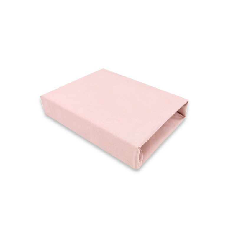Lenjerie pătuț MimiNu Royal Powder Pink, 3 piese, 120x60 cm