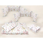 Lenjerie patut MimiNu 5 piese cu cearsaf 120x60 cm