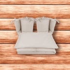 Detaliu lenjerie MimiNu Royal Beige, 4 piese