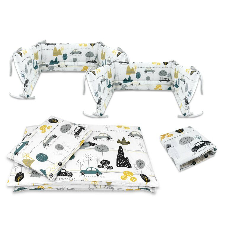 lenjerie MimiNu Childrens Journey Grey, 5 piese