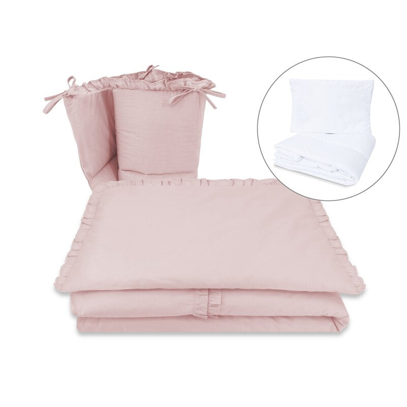 lenjerie MimiNu Royal Powder Pink, 5 piese