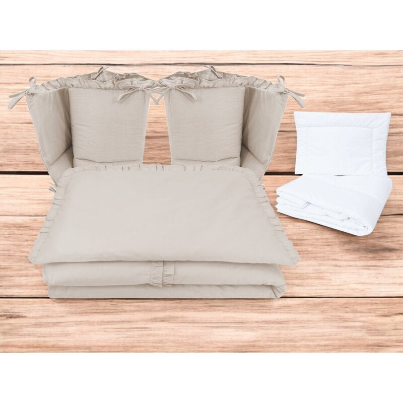 Detaliu lenjerie MimiNu Royal Beige, 6 piese