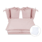 lenjerie MimiNu Royal Powder Pink, 6 piese