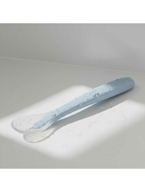 Linguriță Bocioland Silicon 100% Alimentar BPA Free 6 Luni+ Blue 15.5 cm