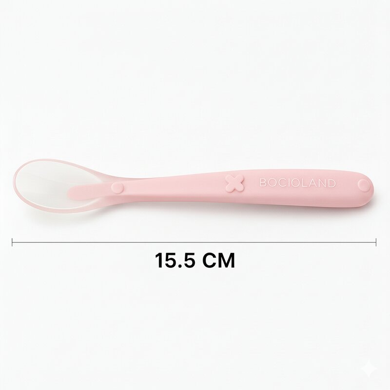 Linguriță Bocioland din silicon, Pink, imaginea 15