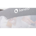 Protecție laterală de pat Lionelo Hanna Gri – detaliu plasă