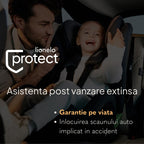 Baza ISOFIX Lionelo Astrid i-Size Negru - vedere laterală