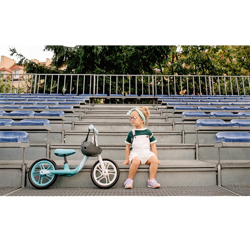 Bicicleta fara pedale, Lionelo, Alex, Usoara, Cu ghidon si sa reglabile, Greutate 3.3 Kg, Cu roti din spuma EVA, 12 inch, Bubblegum
