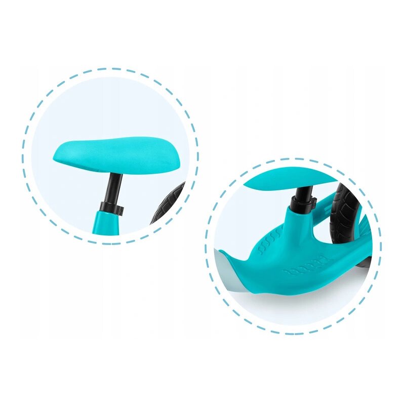 Bicicleta fara pedale Lionelo Alex Turquoise – imagine produs 24