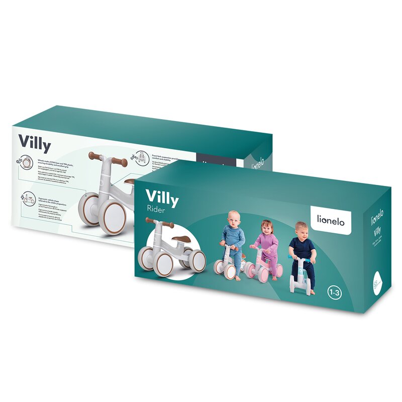 Bicicleta fara pedale Lionelo Villy Pink Rose – imagine produs 32