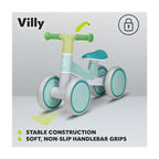 Bicicleta fara pedale Lionelo Villy Green Turquoise – imagine produs 25