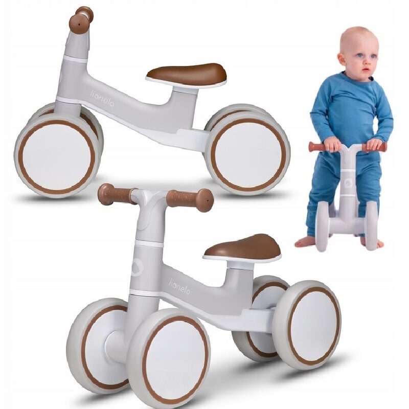 Bicicleta fara pedale Lionelo Villy Beige Latte – imagine produs 38