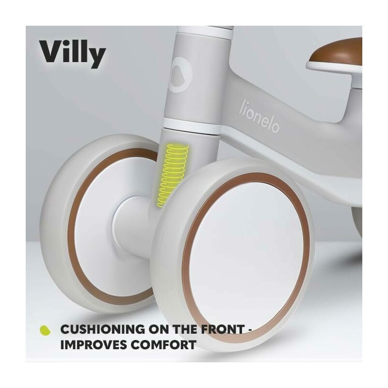 Bicicleta fara pedale Lionelo Villy Beige Latte – imagine produs 25