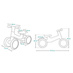 Bicicleta fara pedale Lionelo Villy Beige Latte – imagine produs 33