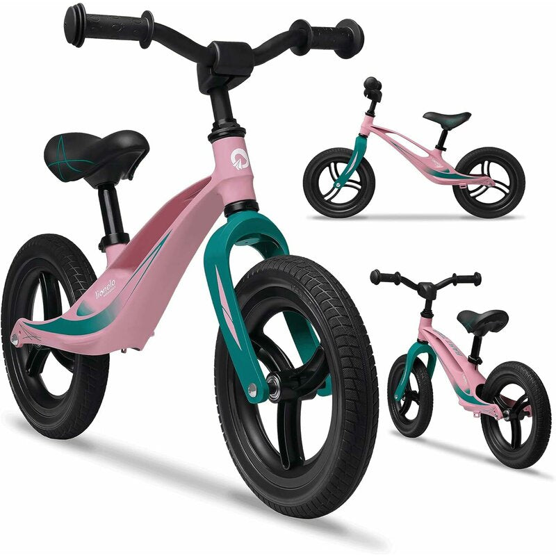 Bicicleta fara pedale Lionelo Bart Tour Pink Bubblegum - detaliu 3