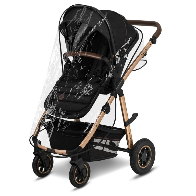 Carucior 3 in 1 Lionelo Amber, Negru Onyx