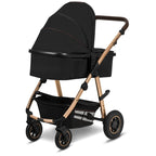Carucior 3 in 1 Lionelo Amber, Negru Onyx