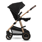 Carucior 3 in 1 Lionelo Amber, Negru Onyx